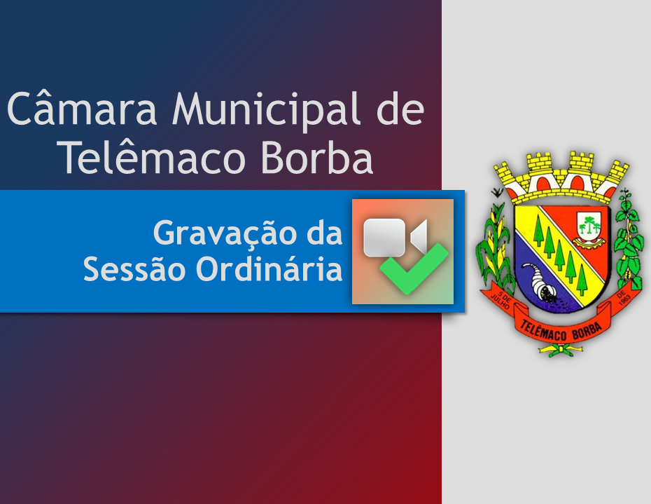 Gravação Sessão Ordinária 