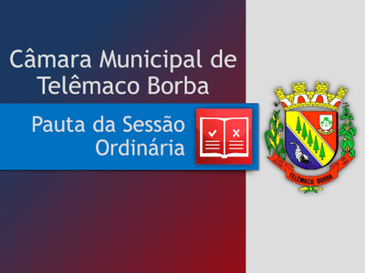 Pauta da Sessão Ordinária 15-07-2019